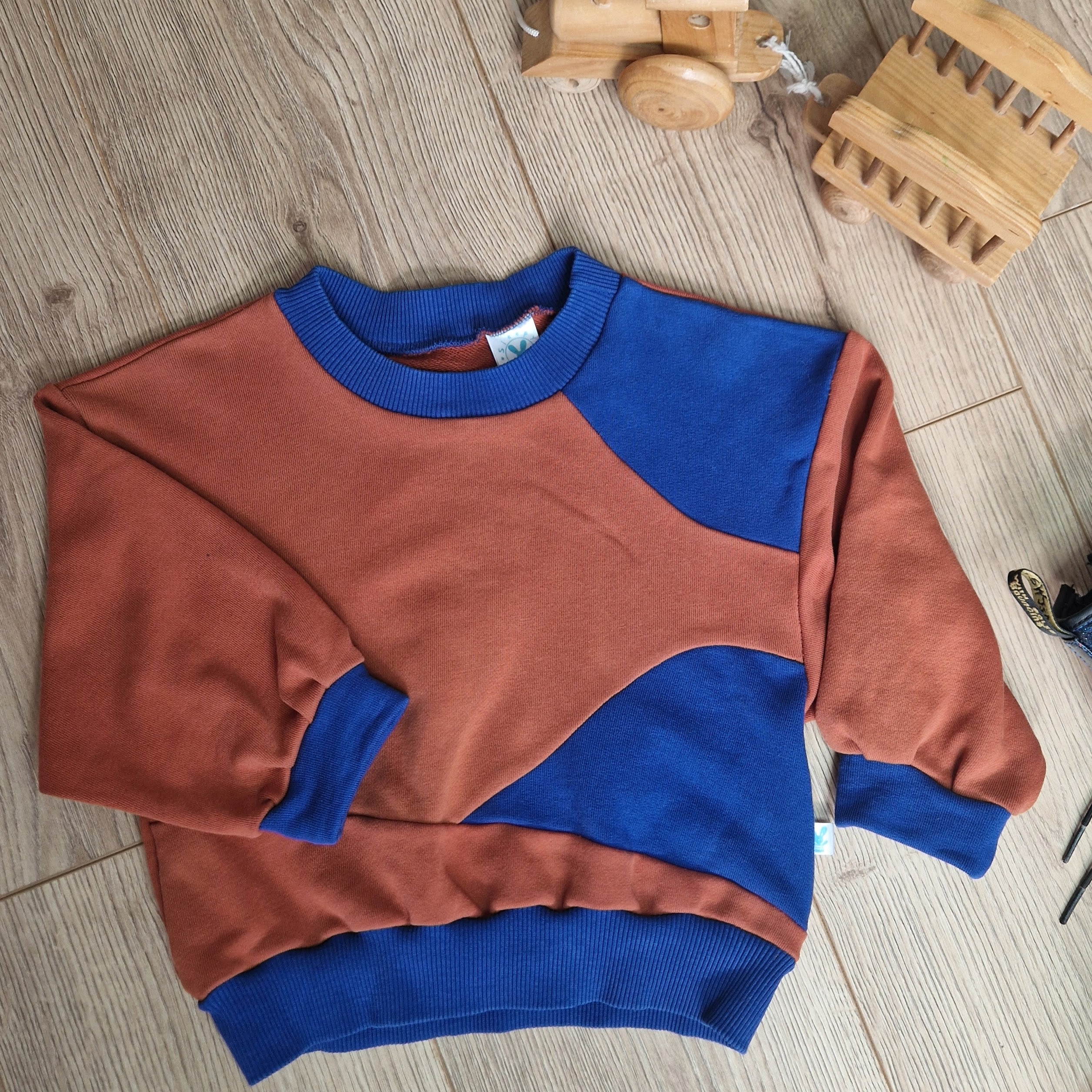 Patchwork Sweatshirt - Aged 1-2