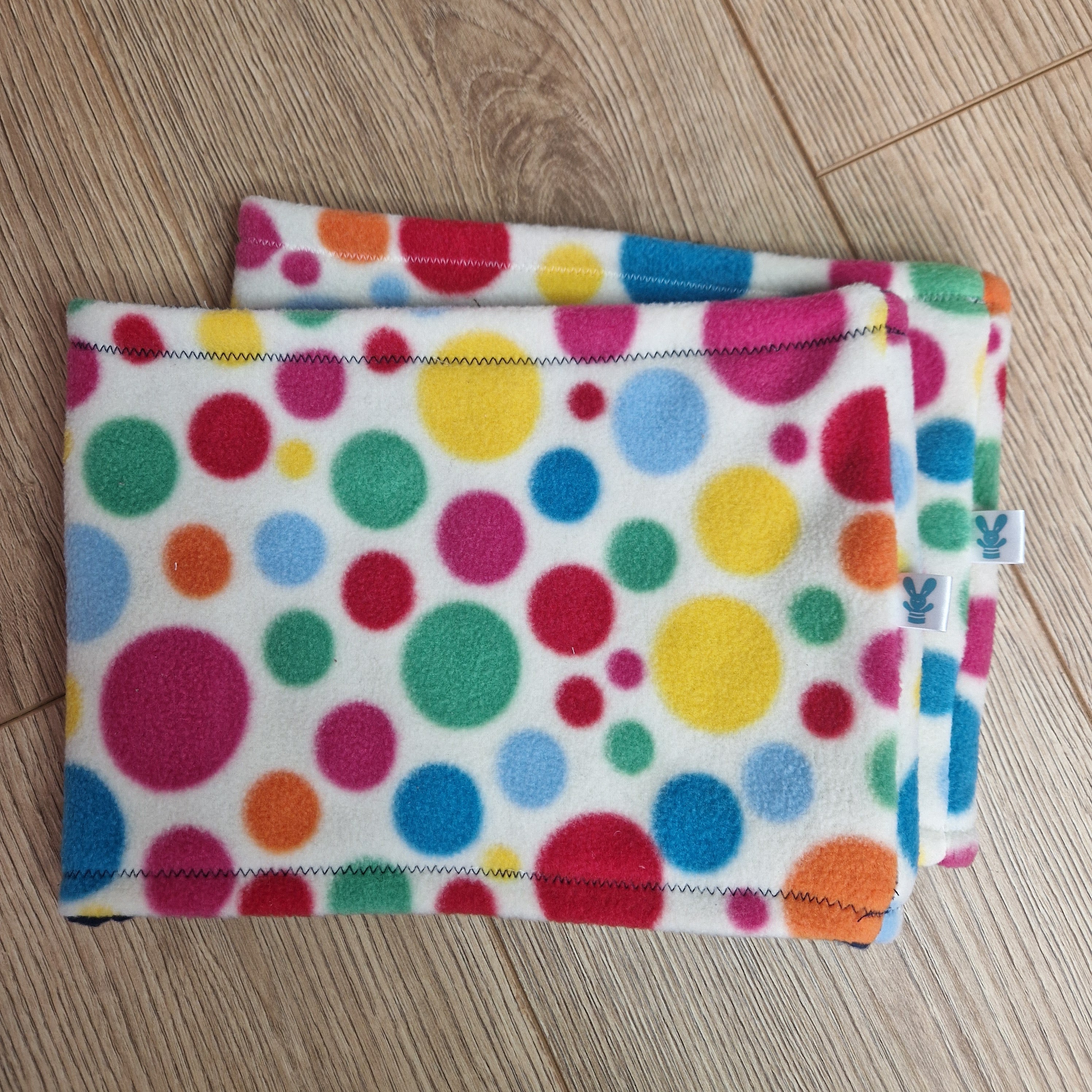 Multicoloured Spotty Neck Muffs