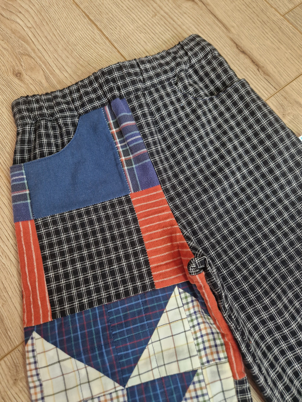 Upcycled Patchwork Trousers - Aged 4-5