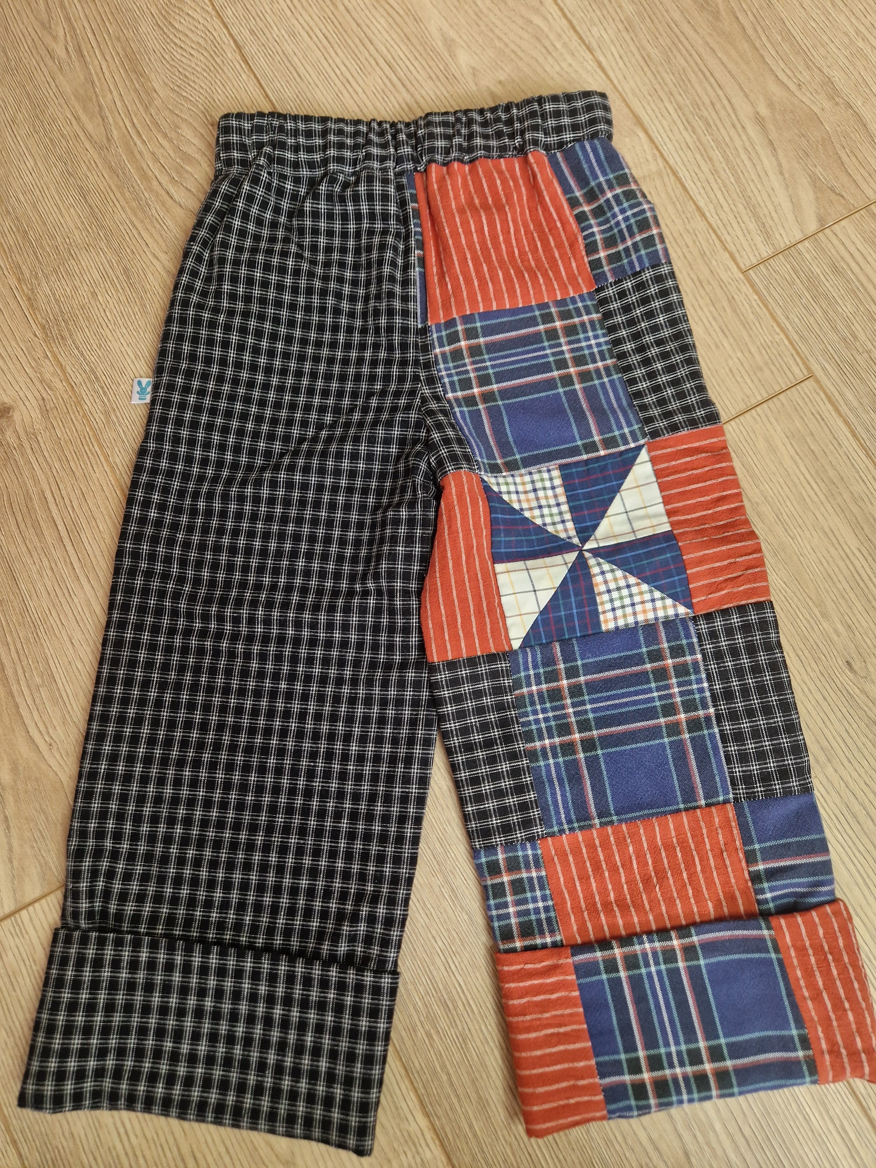 Upcycled Patchwork Trousers - Aged 4-5