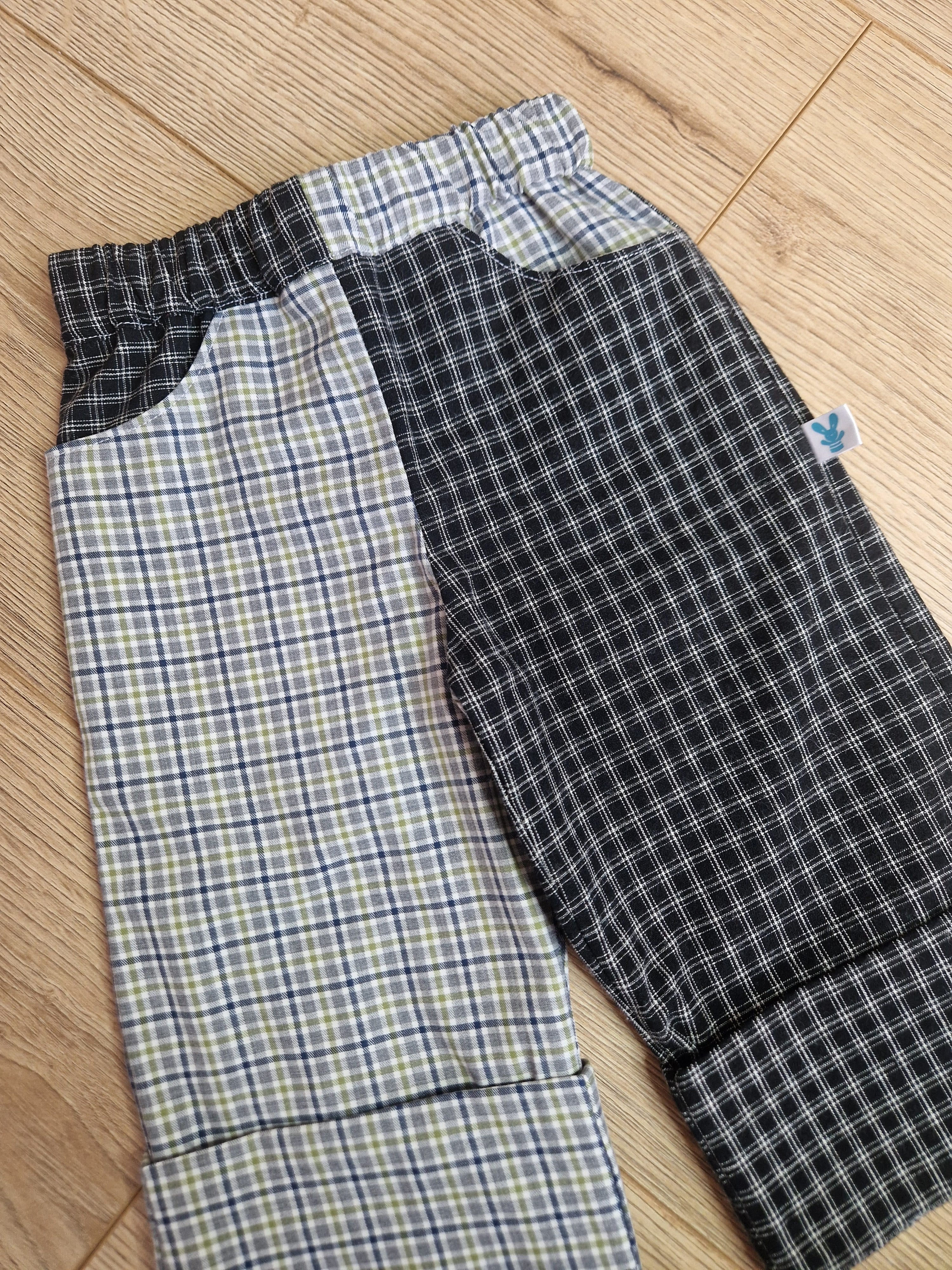 Checkered Patch Trousers - Aged 1-2