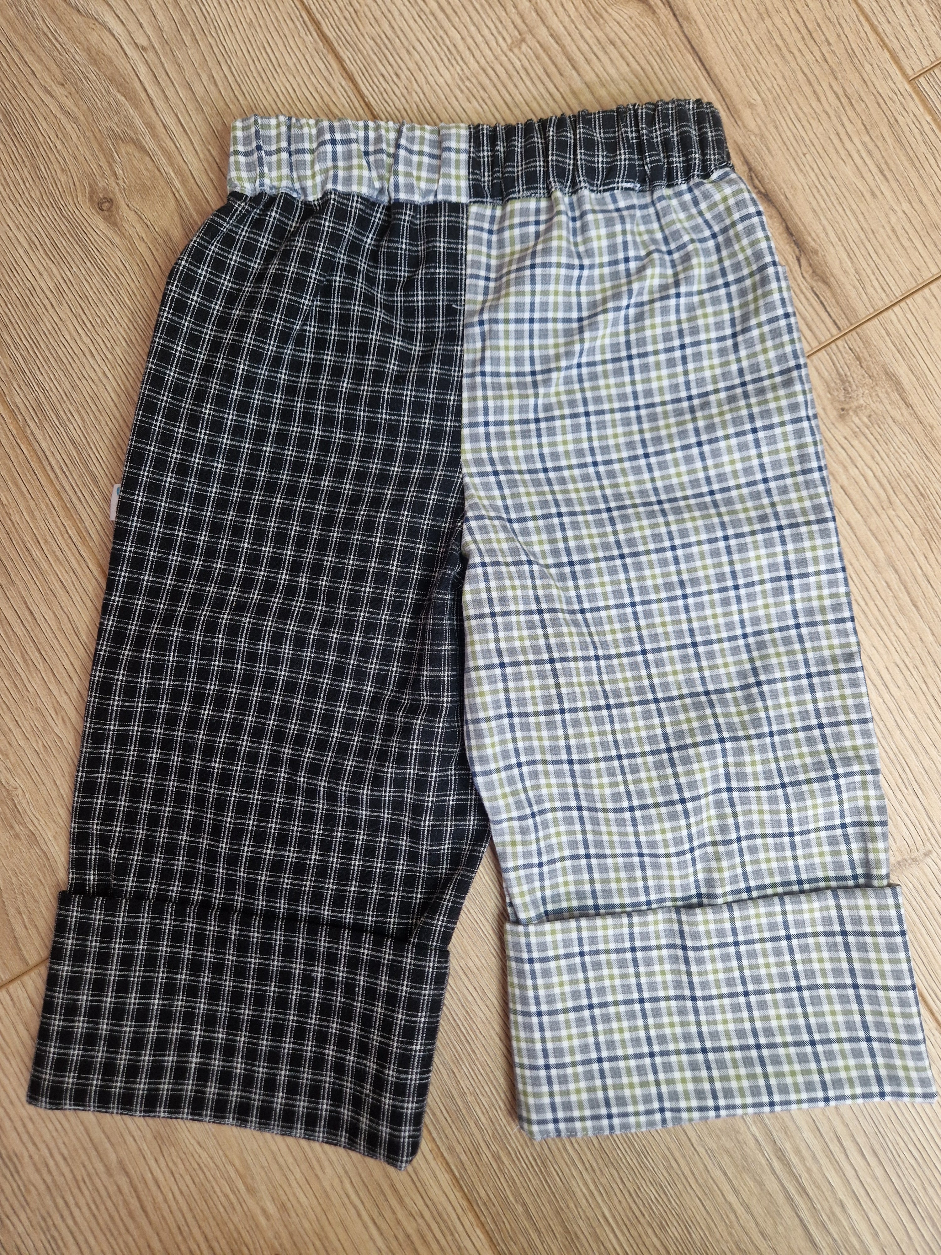 Checkered Patch Trousers - Aged 1-2
