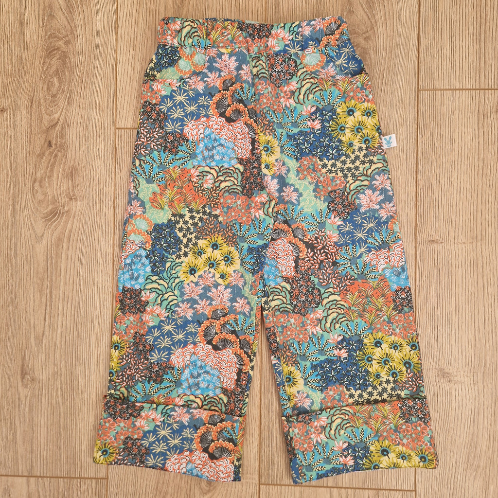 Funky Floral Trousers - Aged 4-5