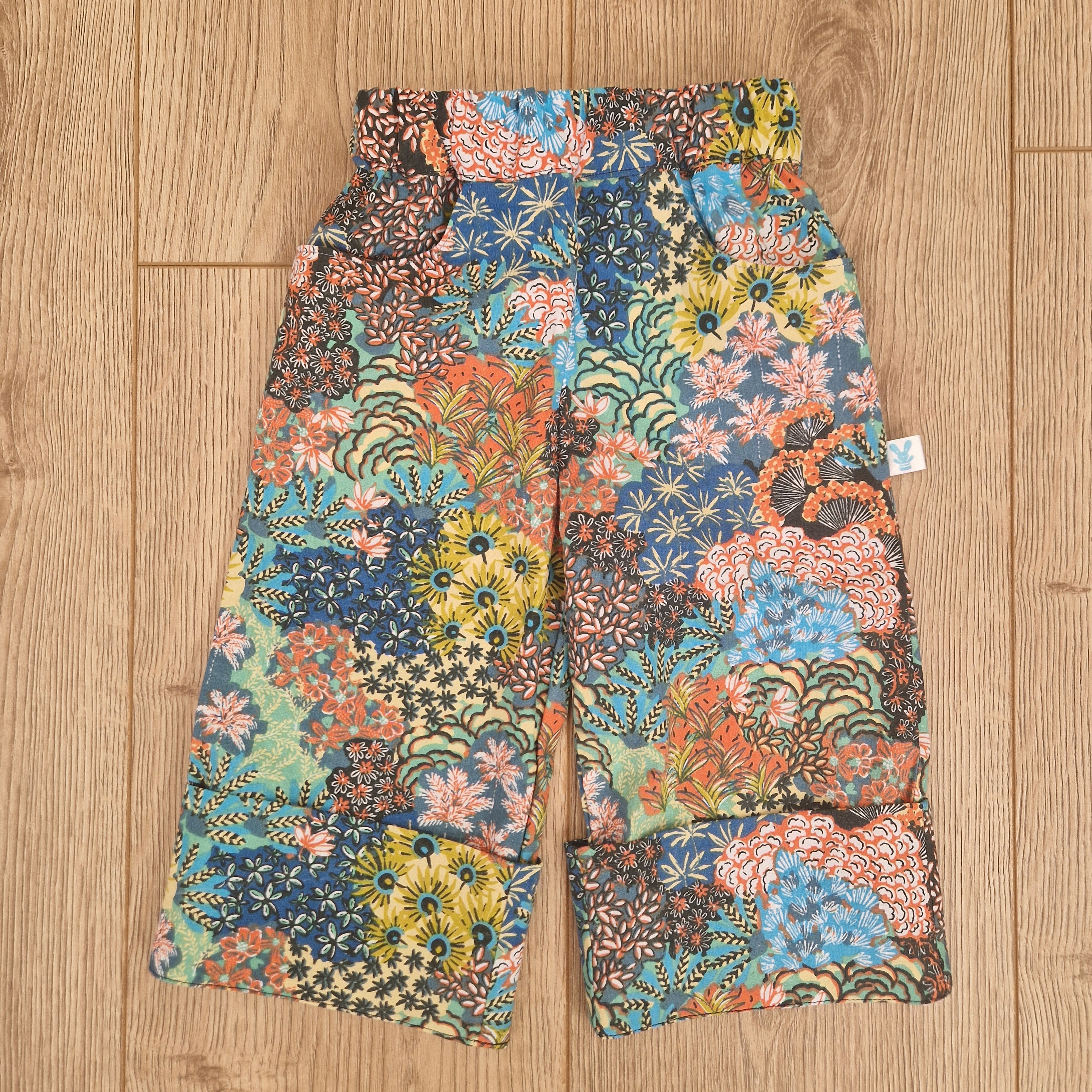 Funky Floral Trousers - Aged 1-2
