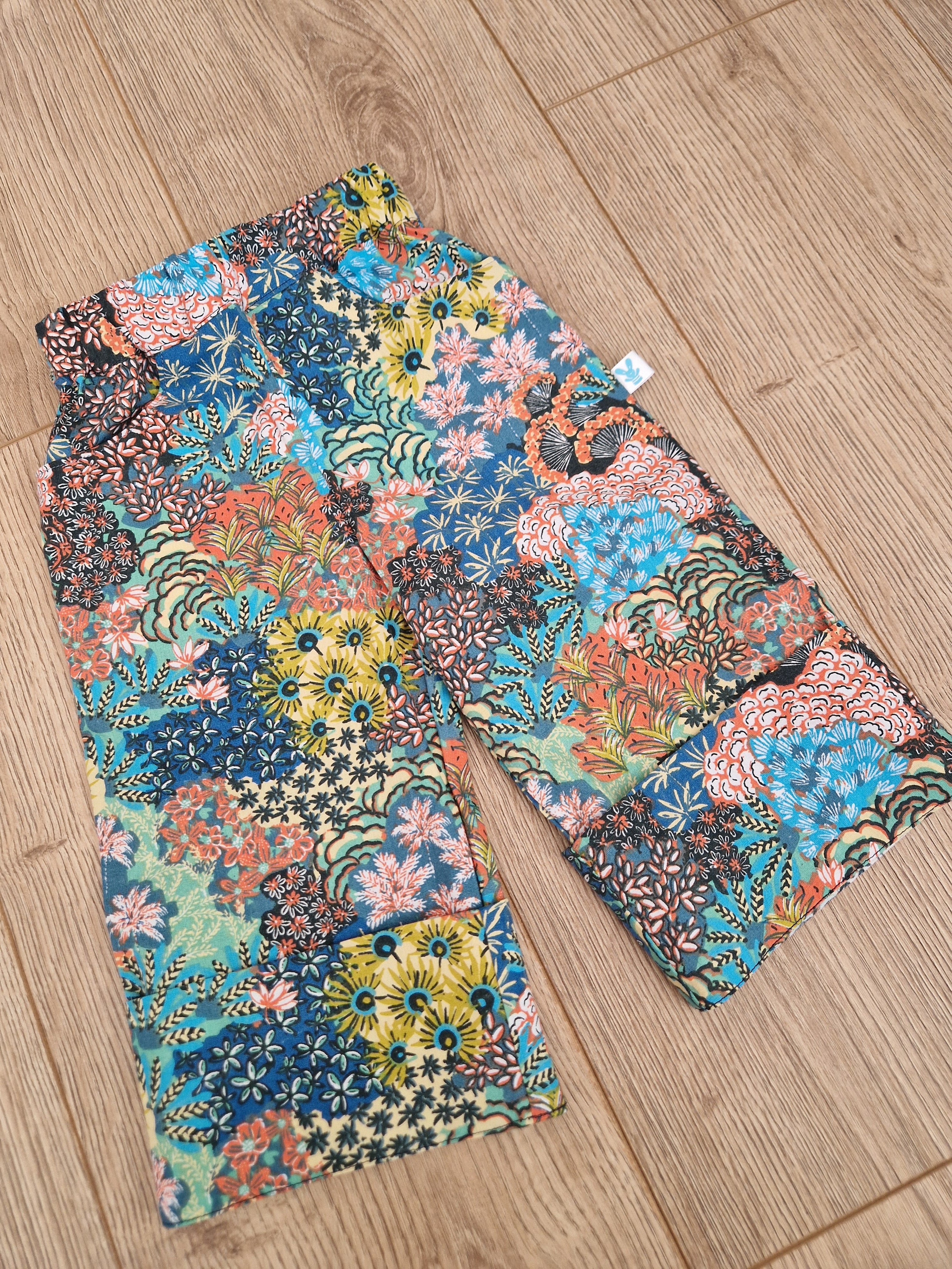 Funky Floral Trousers - Aged 1-2