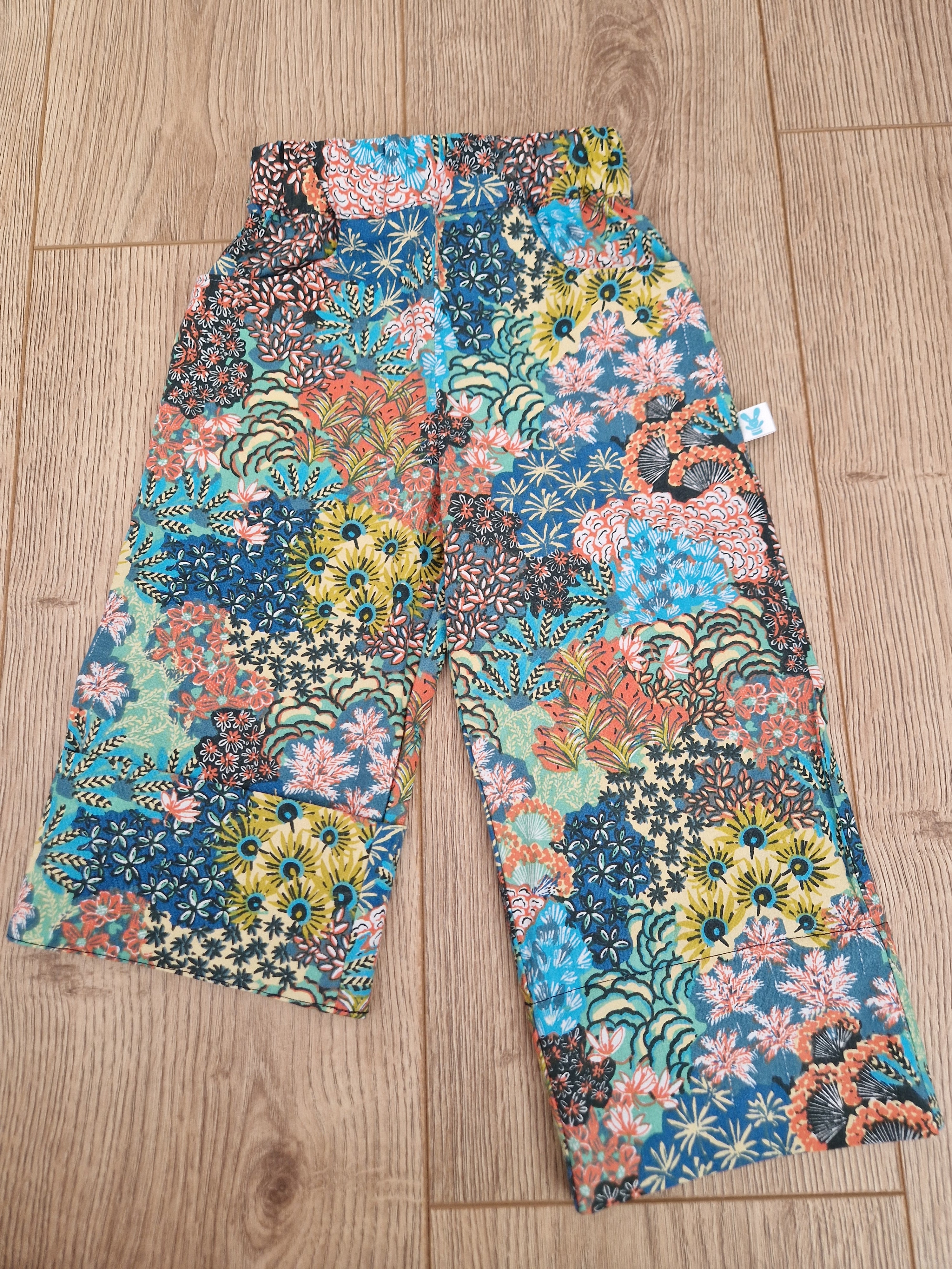 Funky Floral Trousers - Aged 1-2
