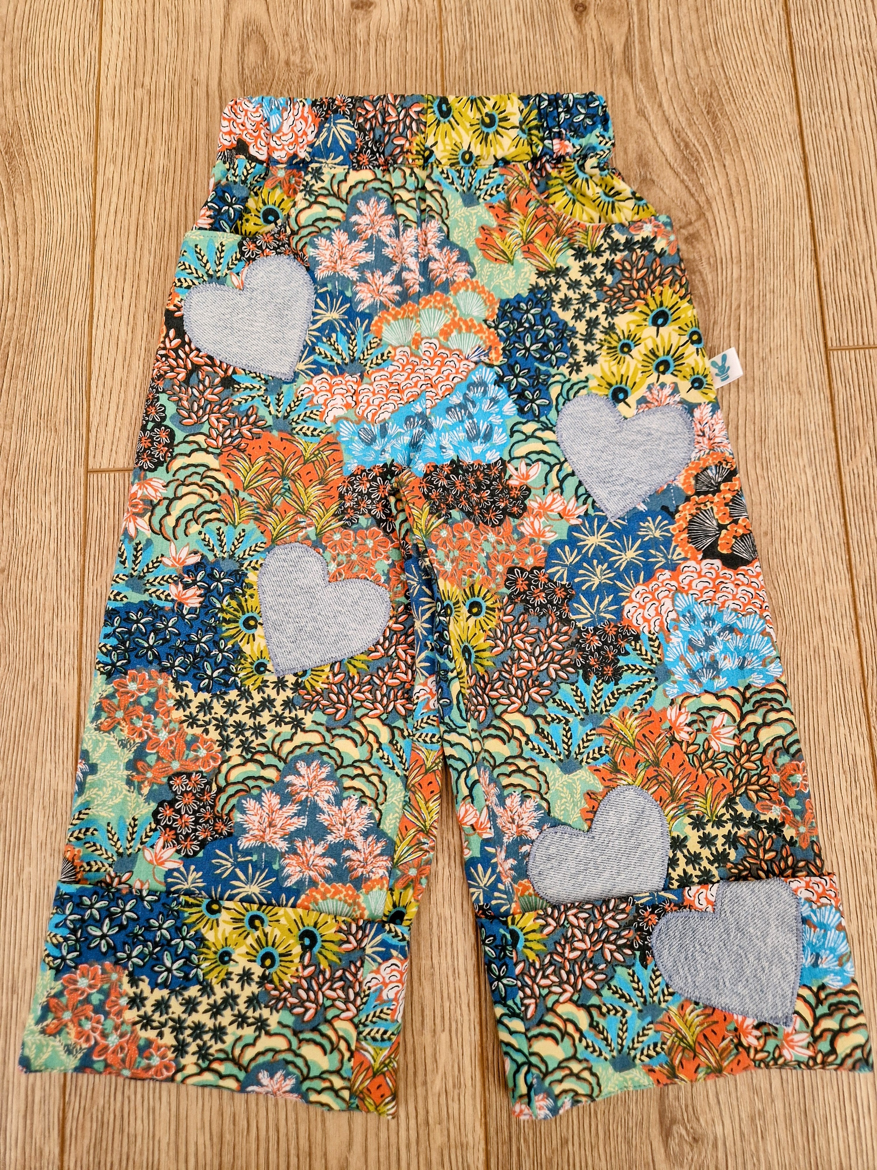 Funky Floral Trousers - Aged 2-3