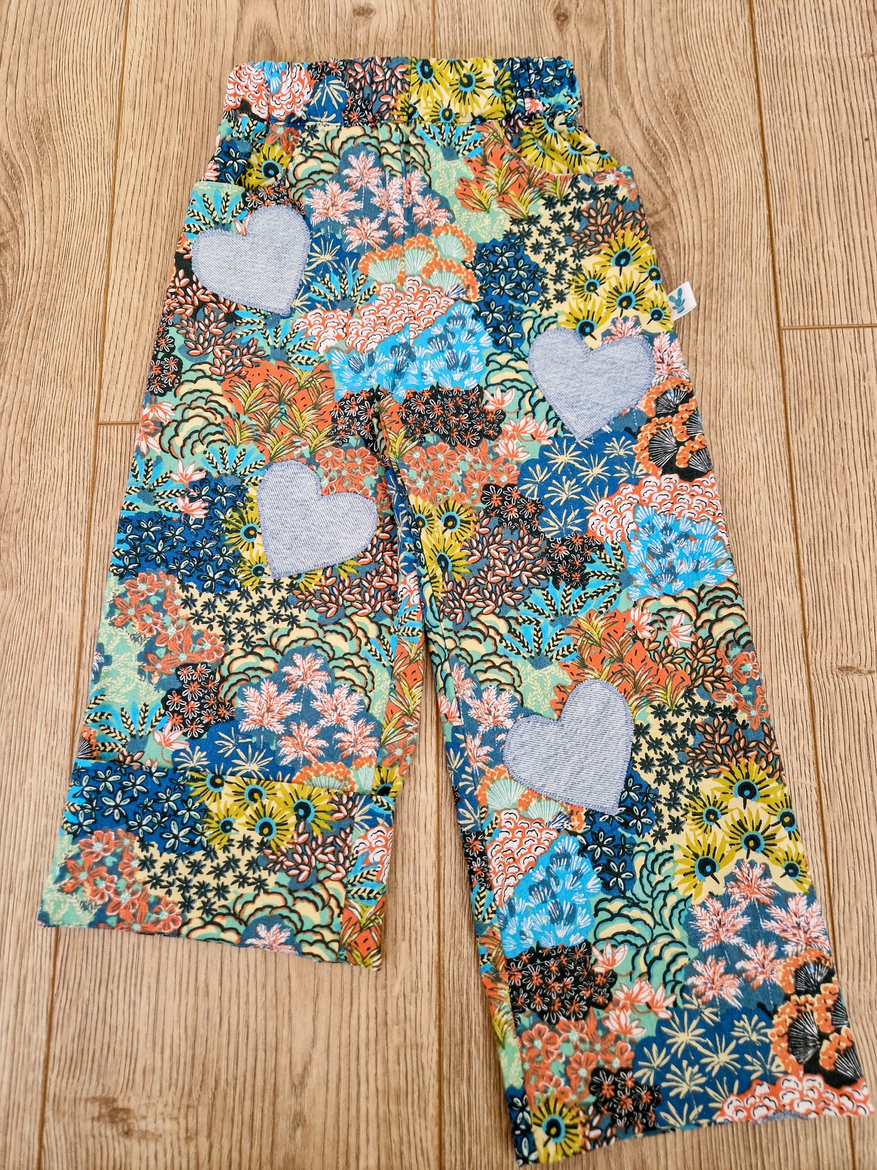 Funky Floral Trousers - Aged 2-3