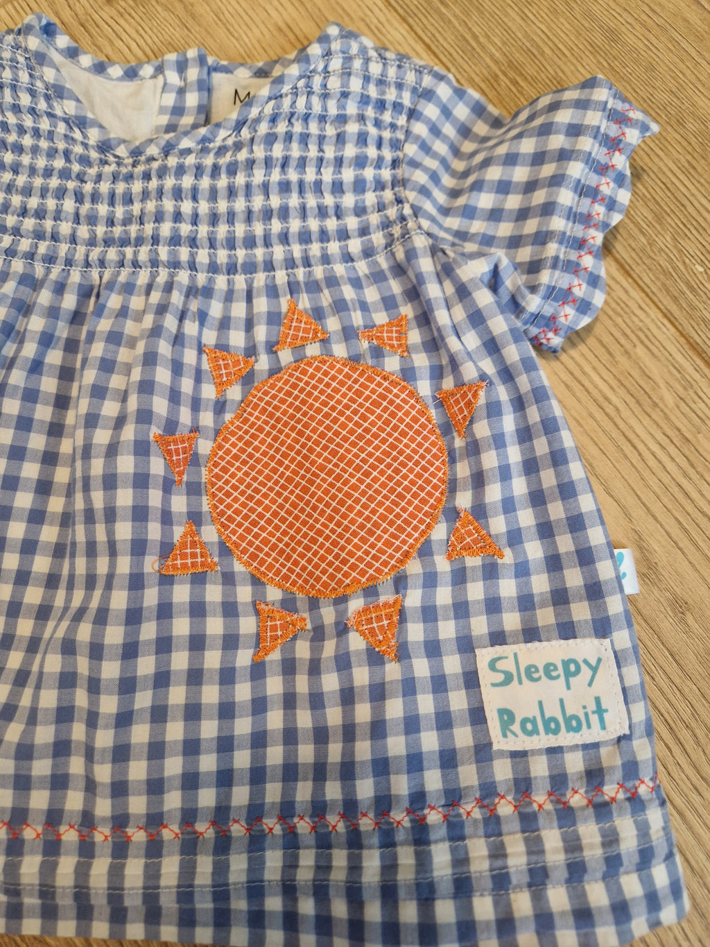 Rainbow Gingham smock top/dress