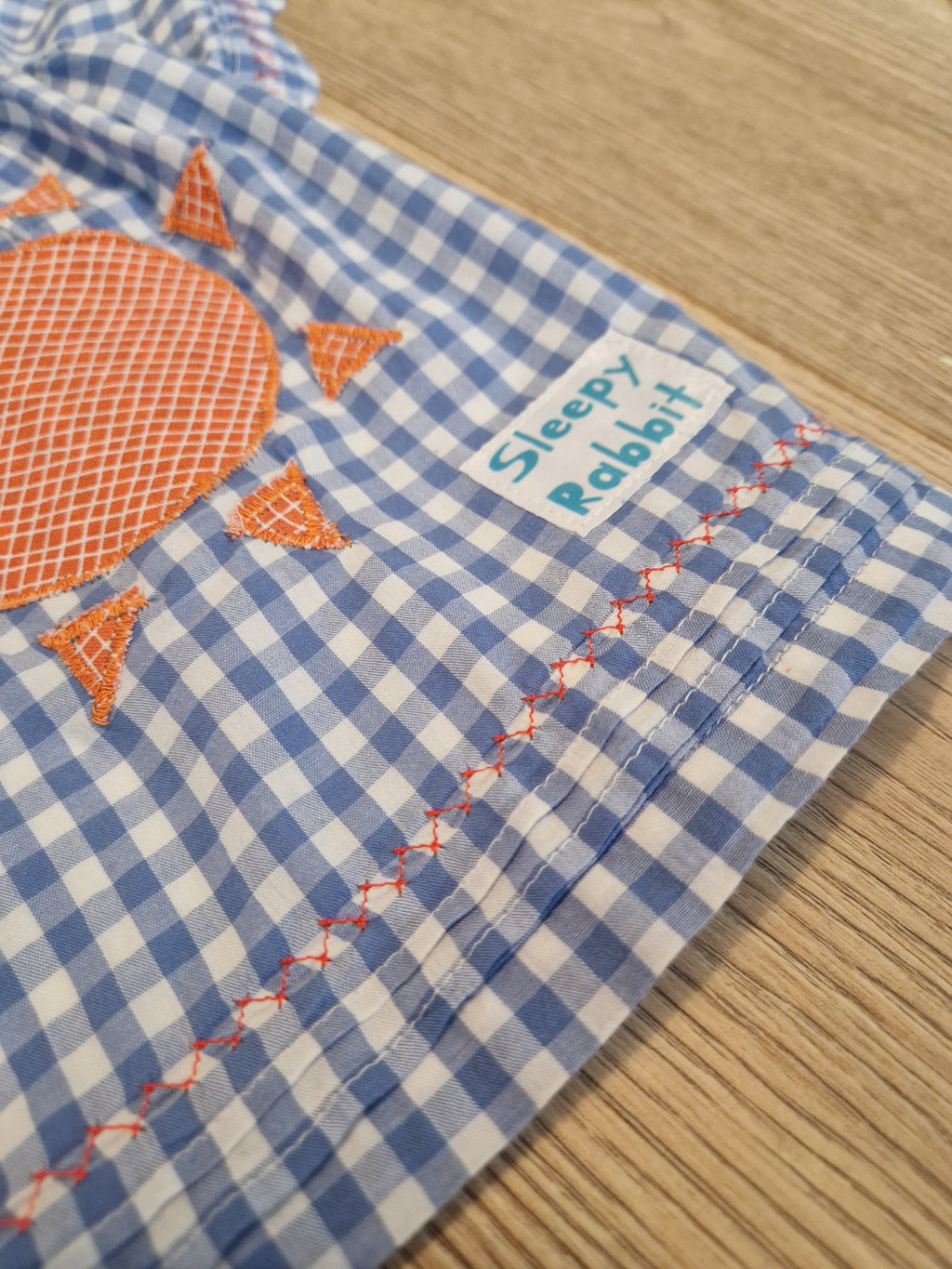 Rainbow Gingham smock top/dress