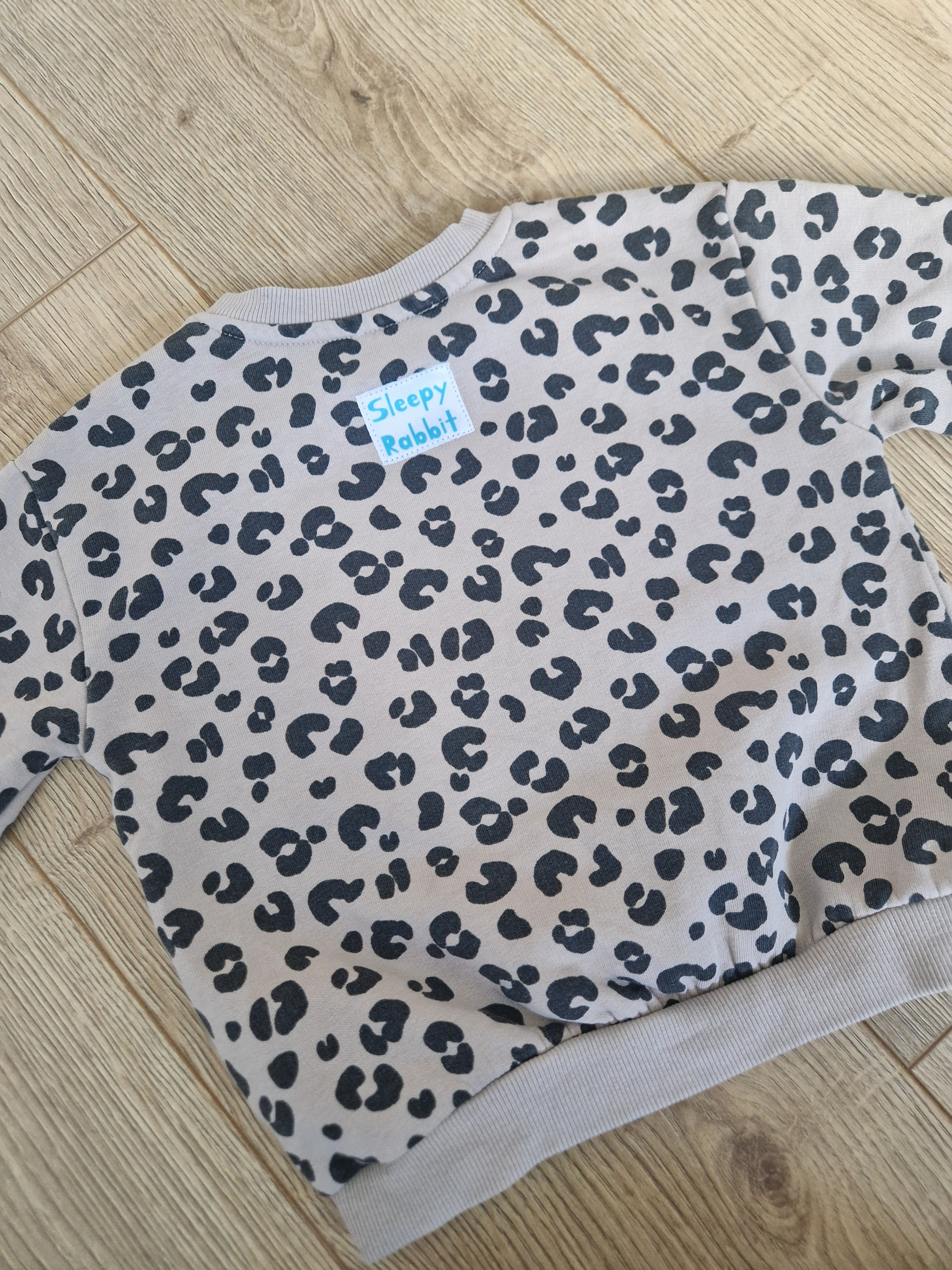 Lightening Bolt Leopard Print Sweatshirt - Aged 18-24 months