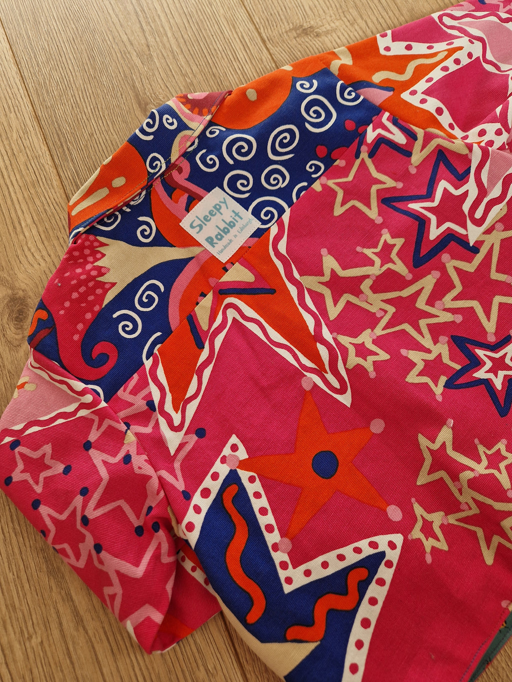 Vibrant Zandra Rhodes Pink Star Jacket - Age 2-3