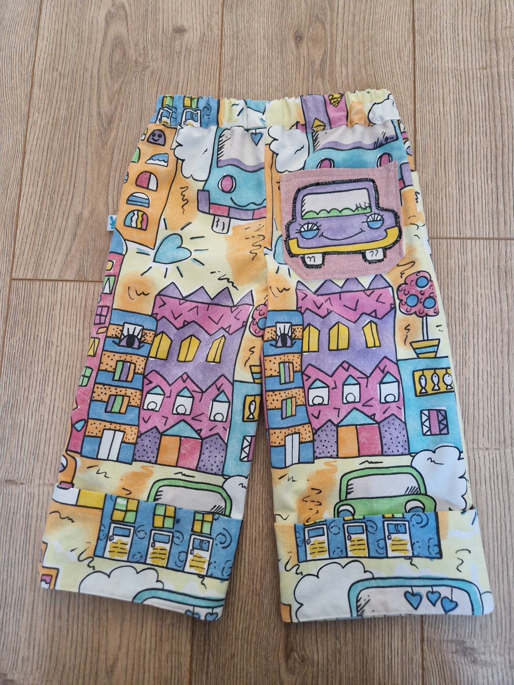 Cartoon Car Trousers - age 3-4