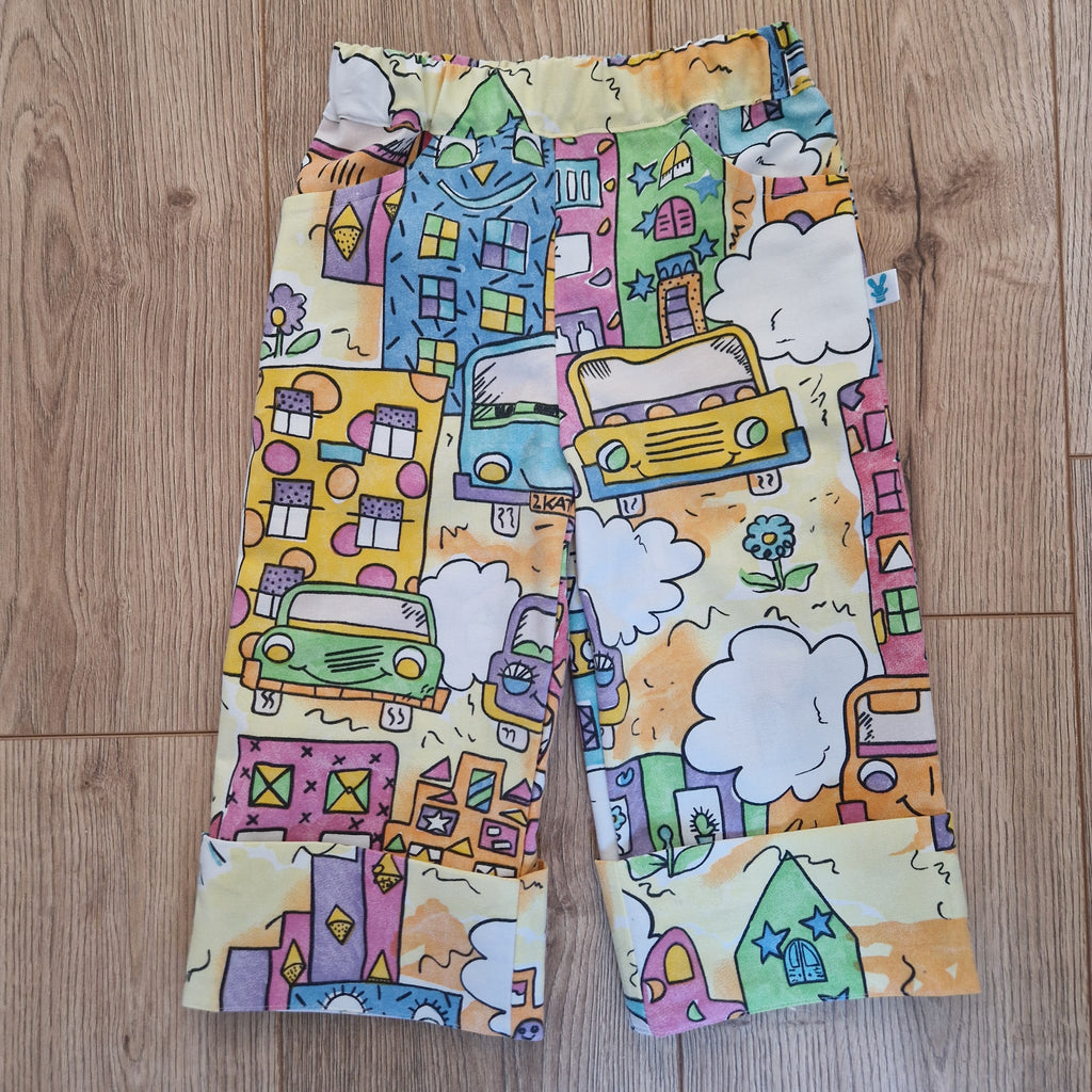 Cartoon Car Trousers - age 3-4