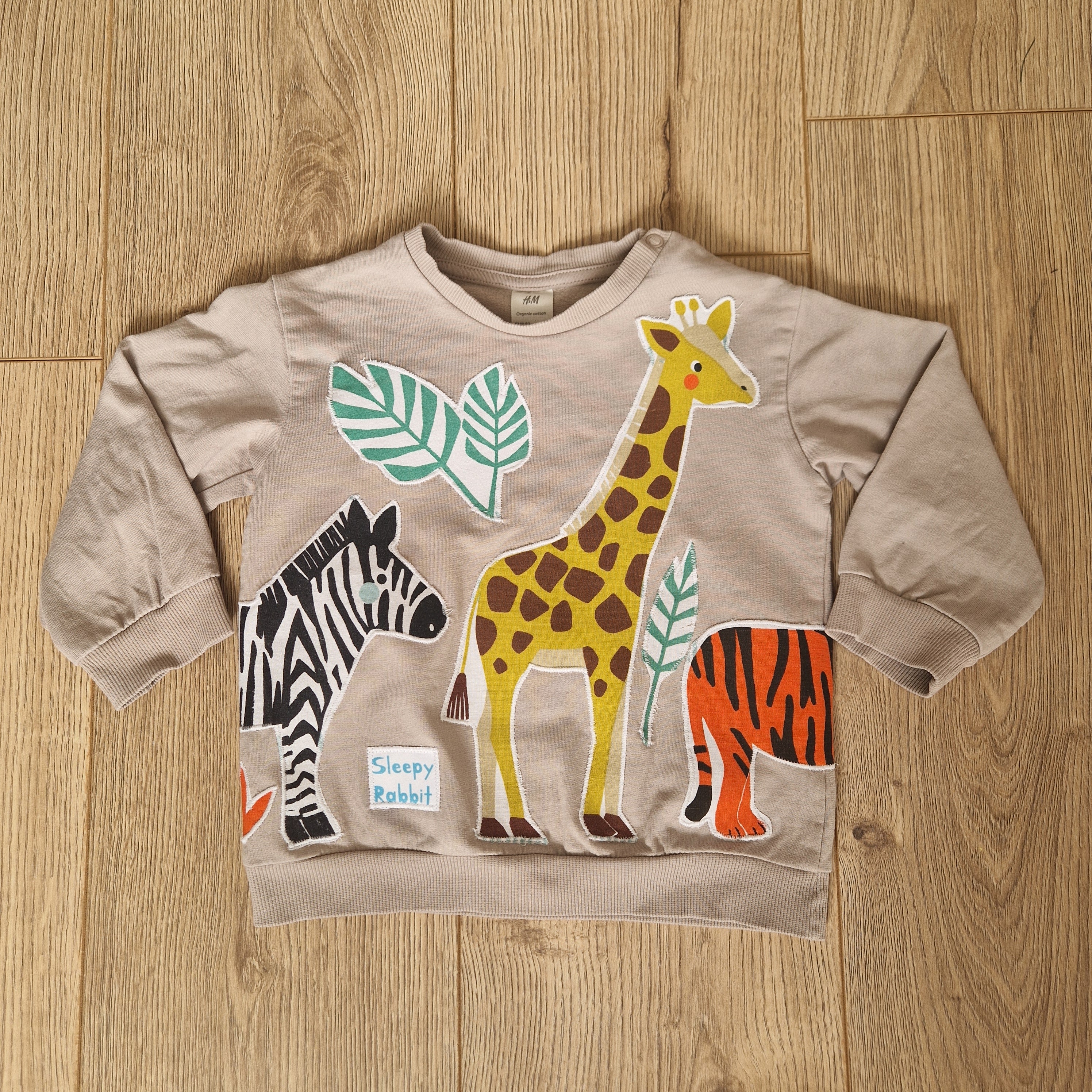Applique Safari Sweater - Ages 18-24m