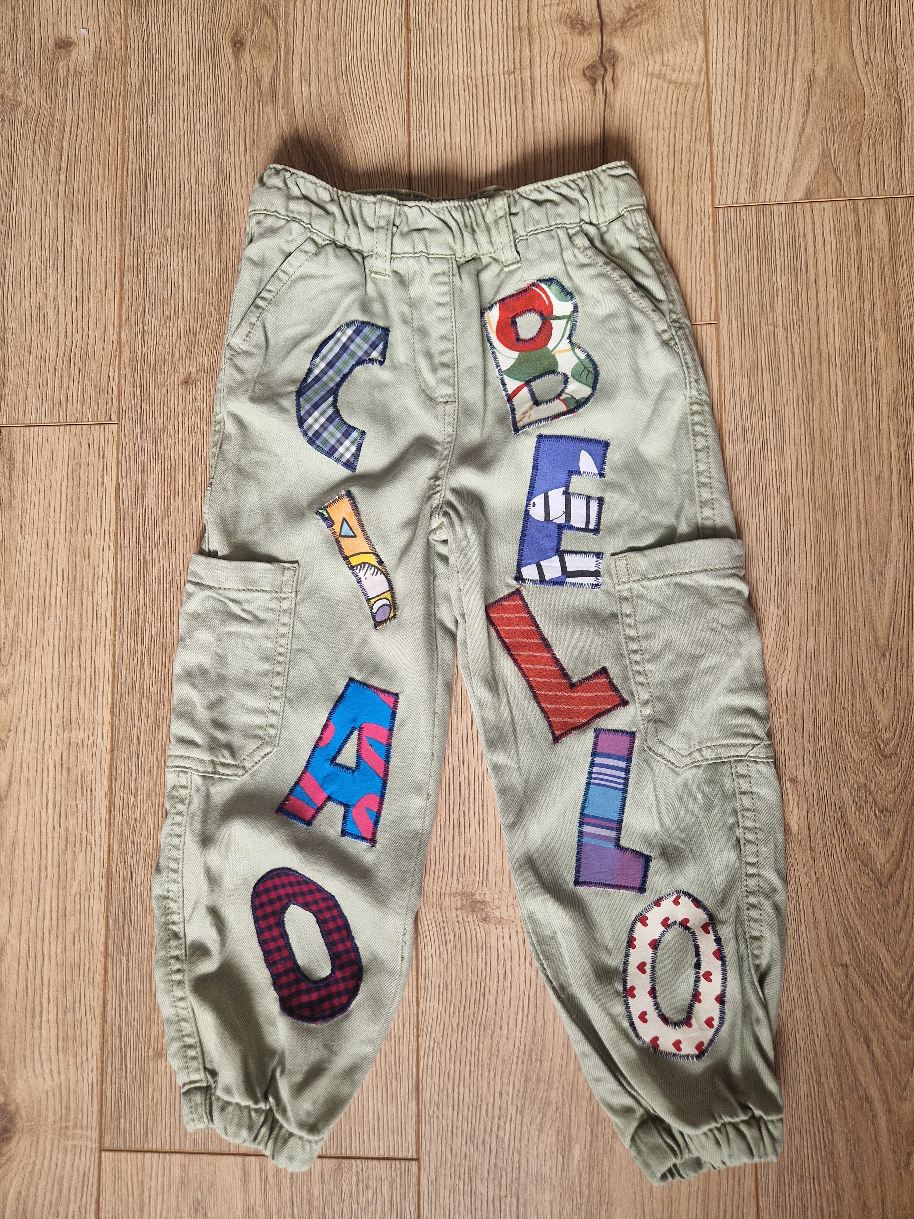 Ciao Bello Applique Cargo Trousers - Aged 3-4