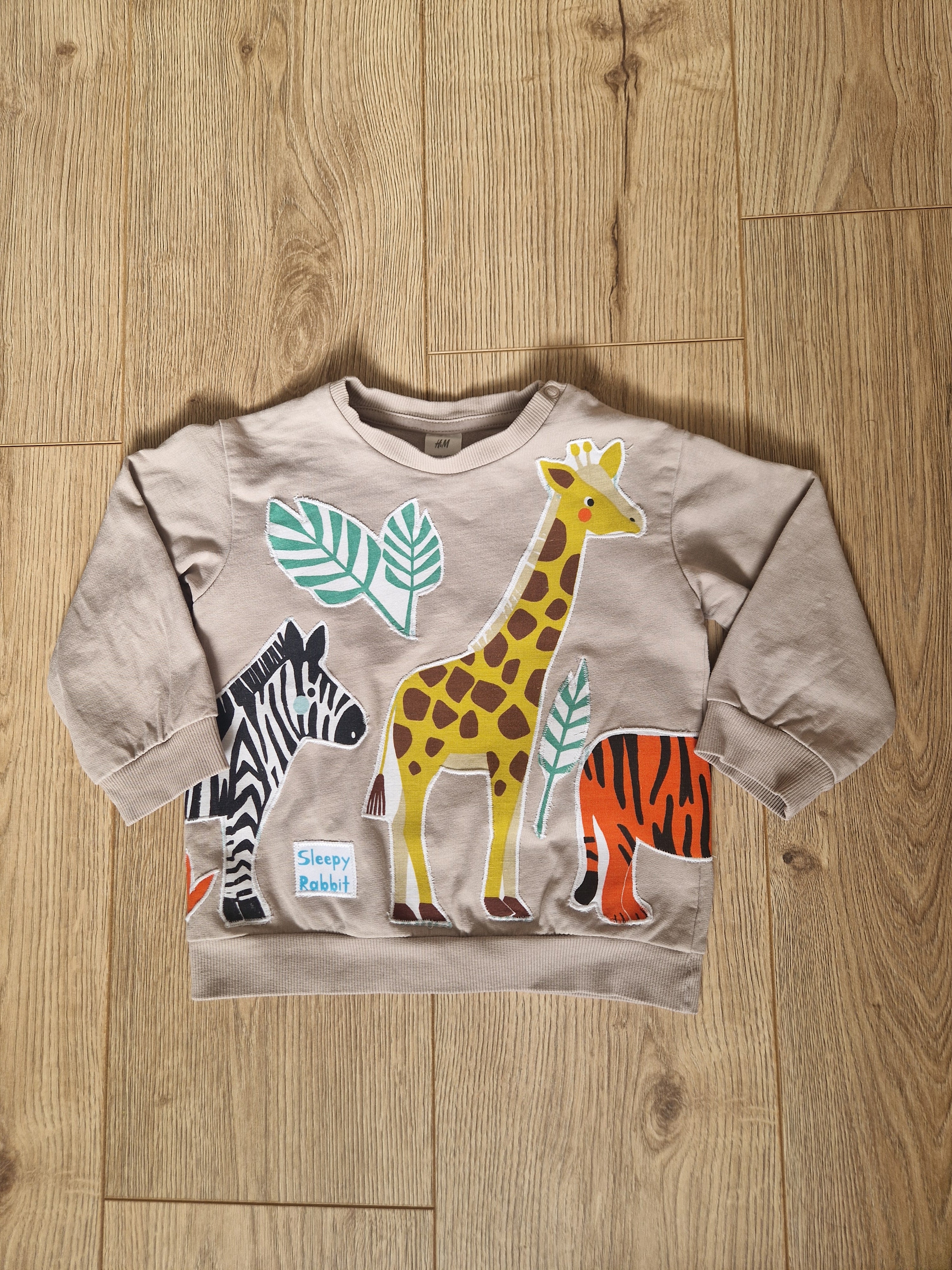 Applique Safari Sweater - Ages 18-24m