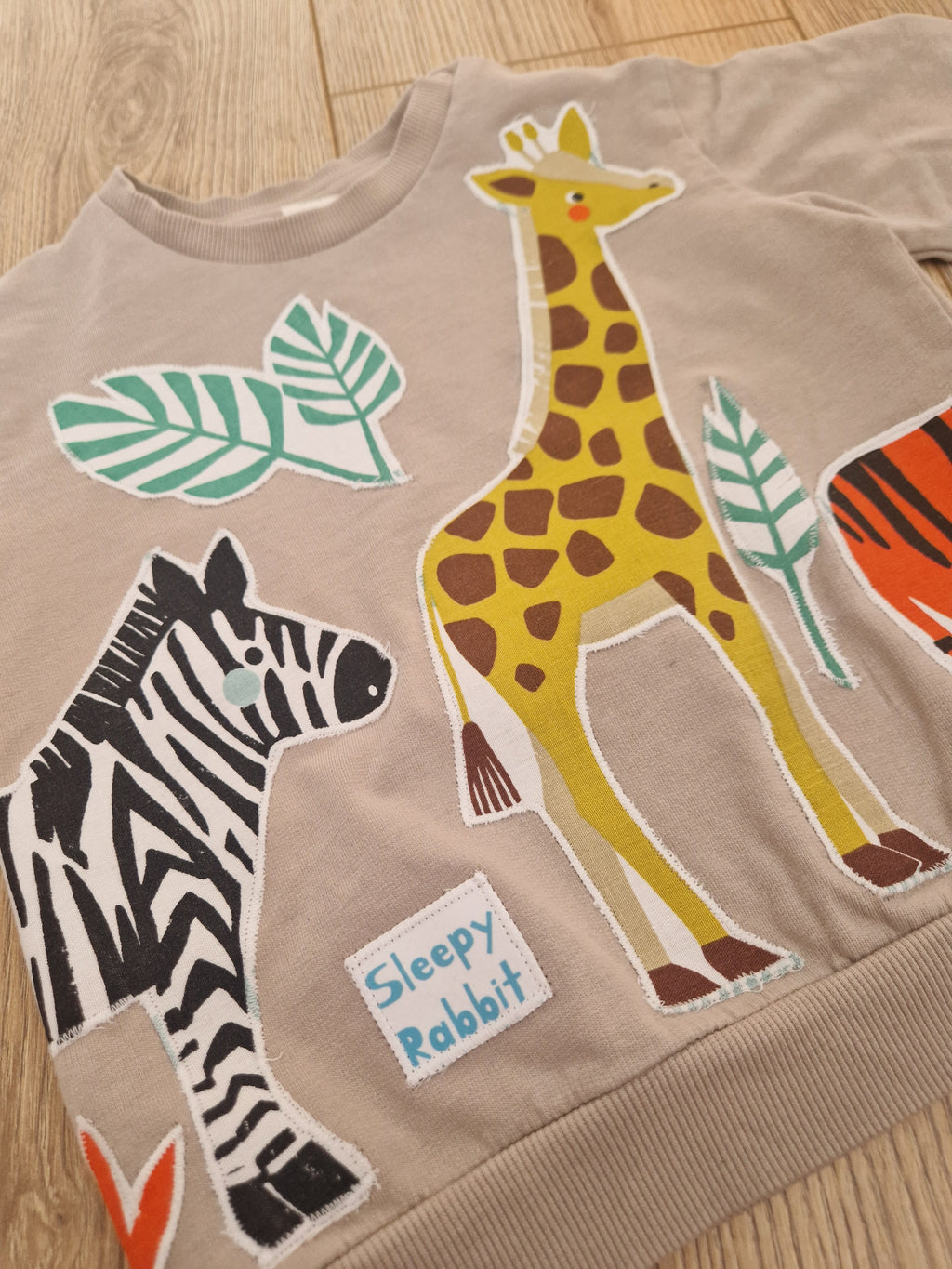 Applique Safari Sweater - Ages 18-24m