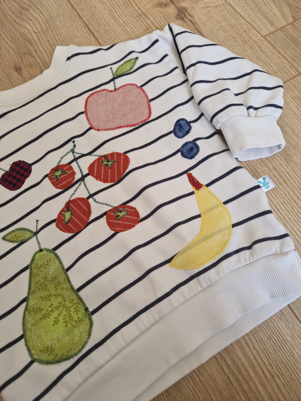 Farmers Market Striped Sweatshirt - Aged 3-4