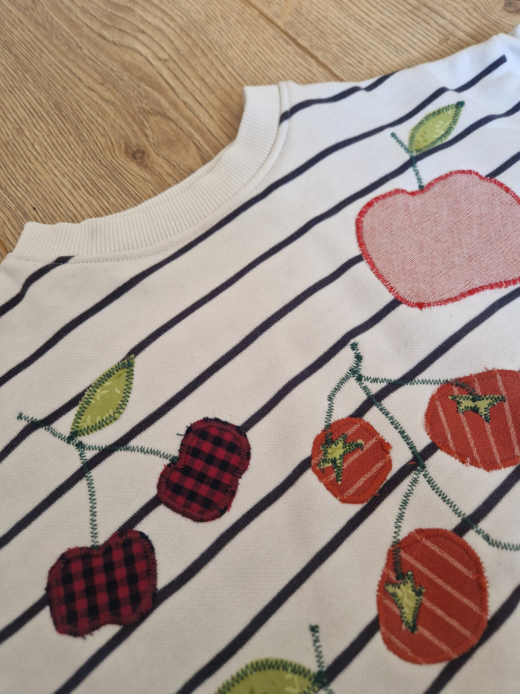 Farmers Market Striped Sweatshirt - Aged 3-4