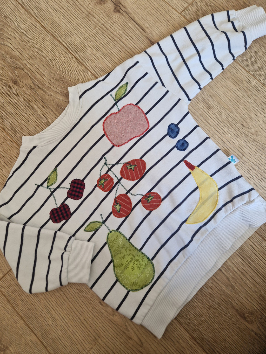 Farmers Market Striped Sweatshirt - Aged 3-4
