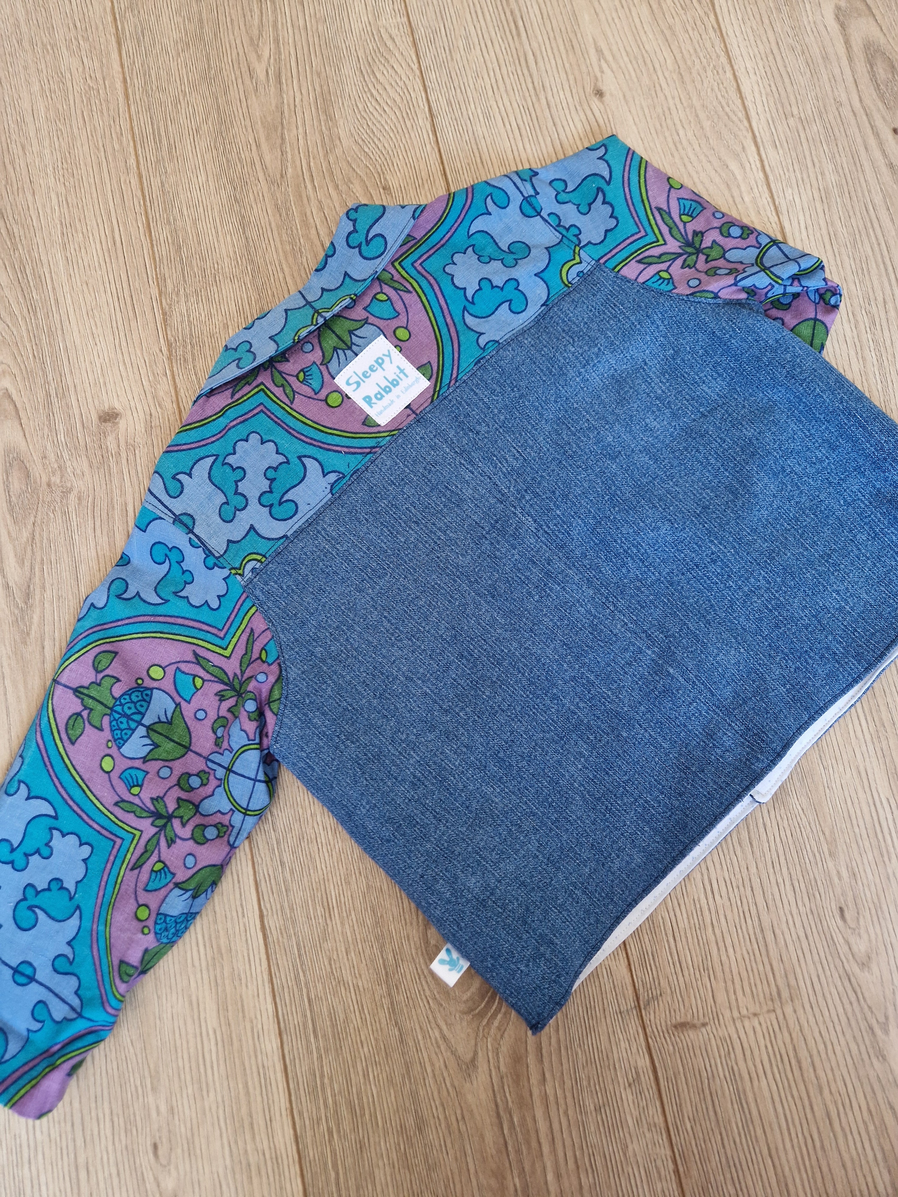 Vintage Bloom Lined Denim Jacket - Age 3-4