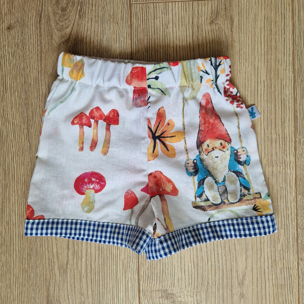Garden Gnome Summer Shorts - Age 1-2