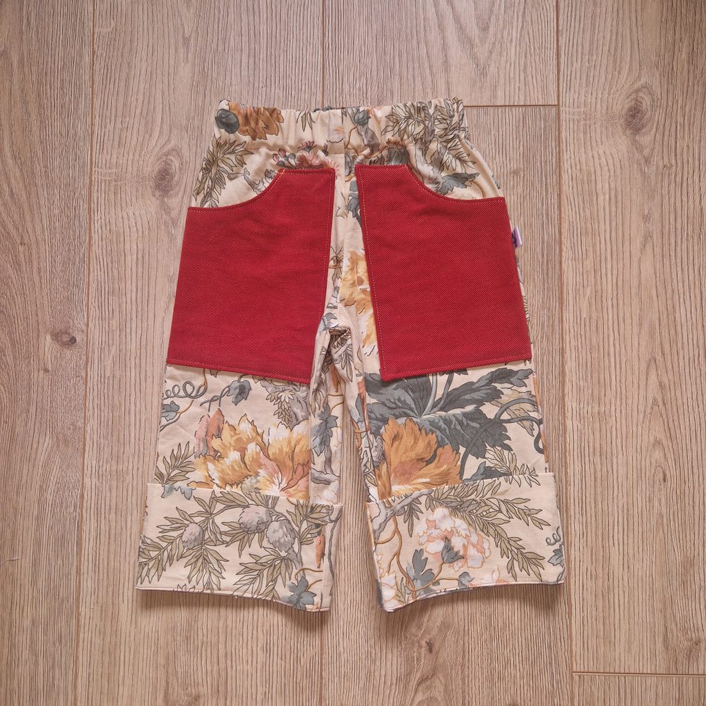 Vintage Floral Trousers - Age 1-2