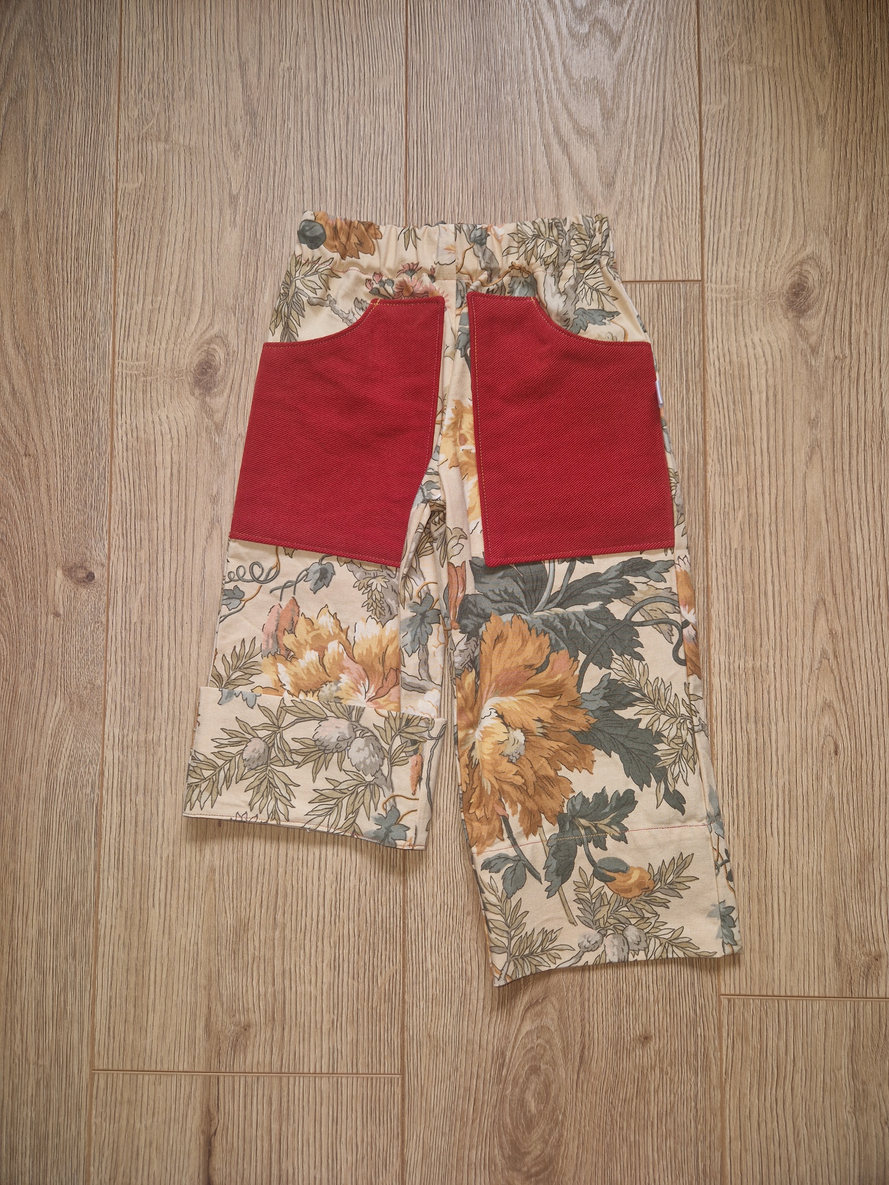 Vintage Floral Trousers - Age 1-2