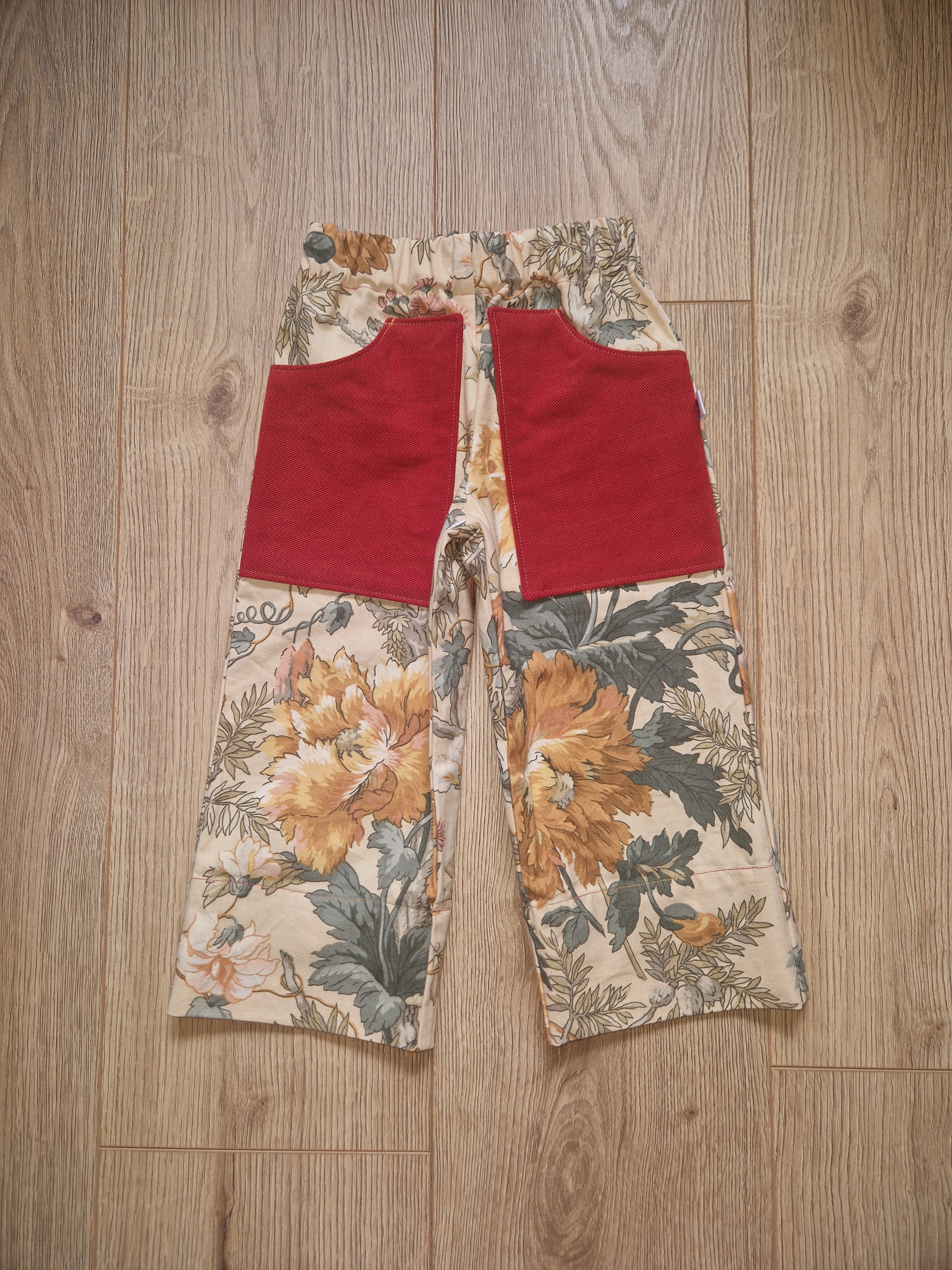 Vintage Floral Trousers - Age 1-2