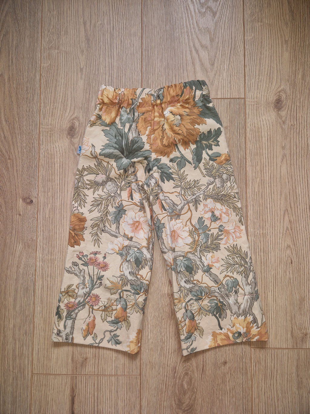 Vintage Floral Trousers - Age 1-2