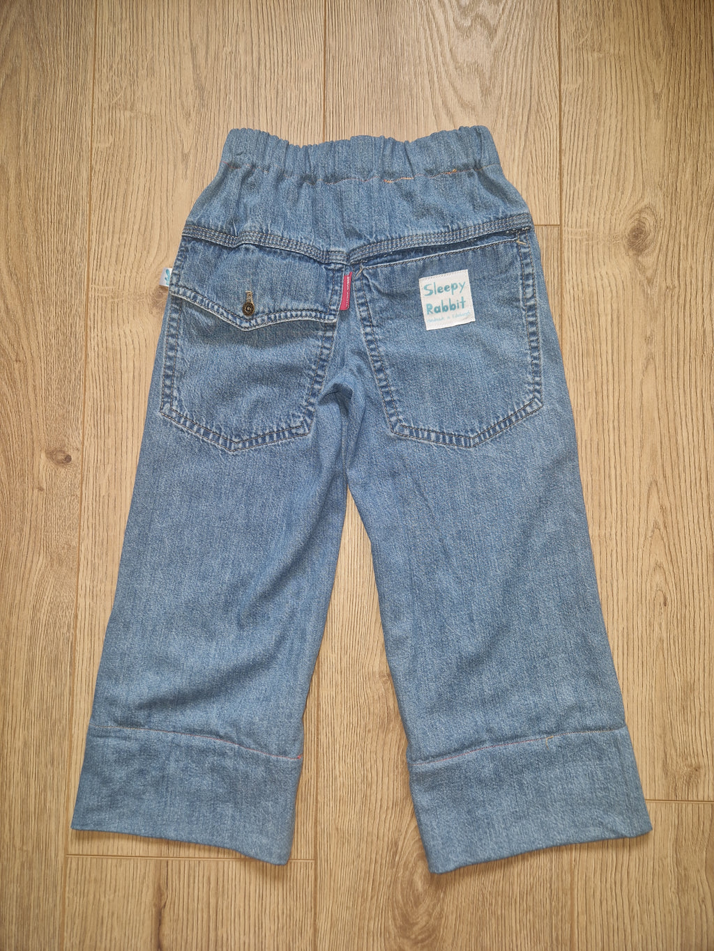 Denim Toddler Trousers With Rodeo Applique - Age 2-3