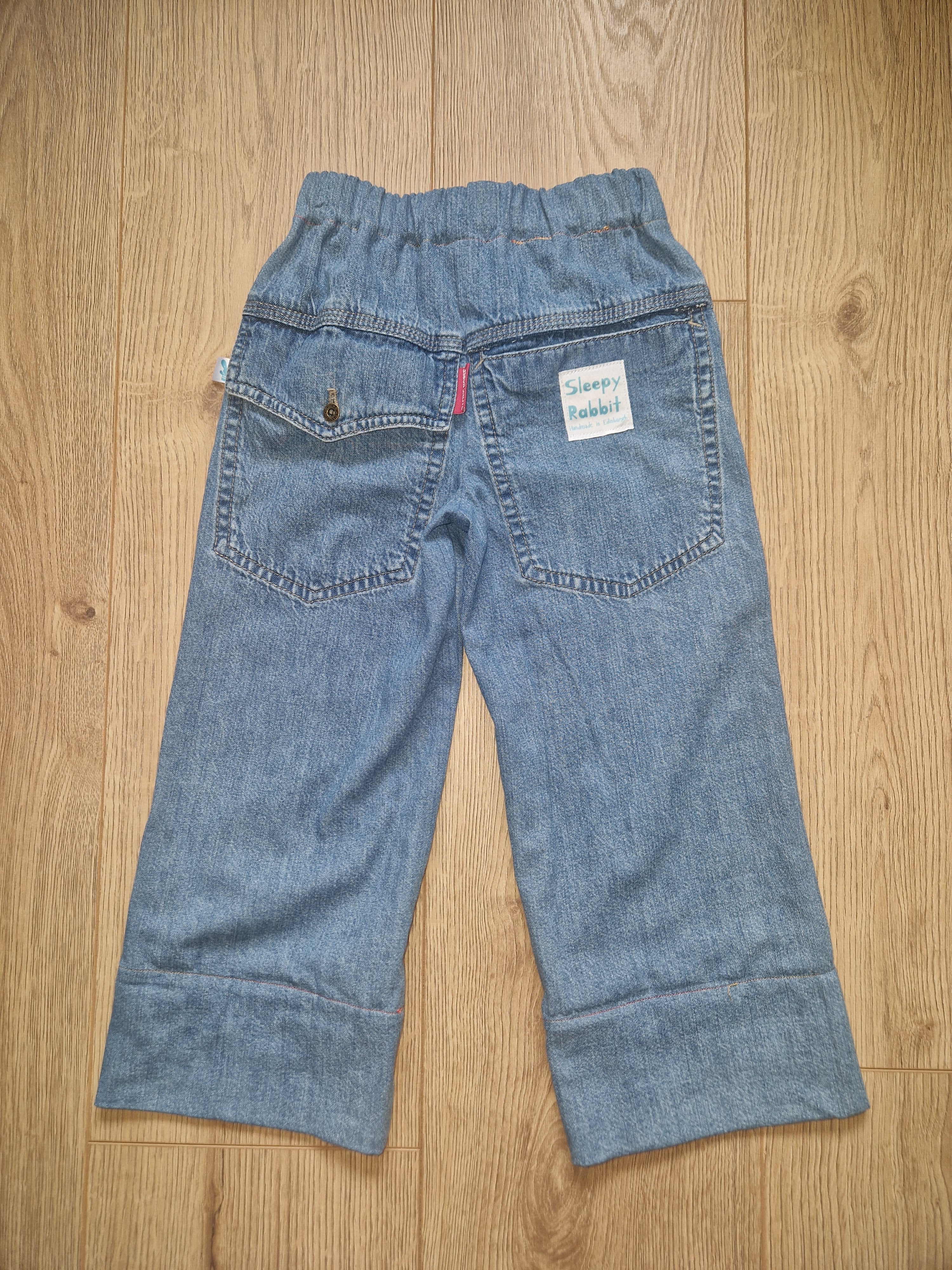 Denim Toddler Trousers With Rodeo Applique - Age 2-3