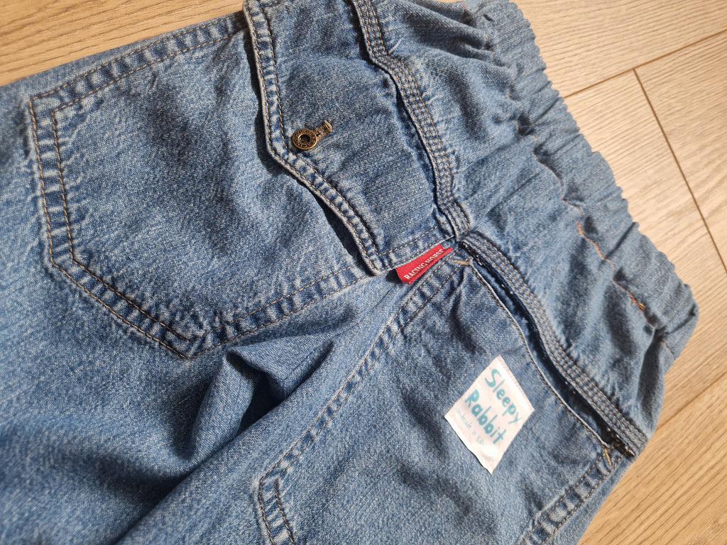 Denim Toddler Trousers With Rodeo Applique - Age 2-3